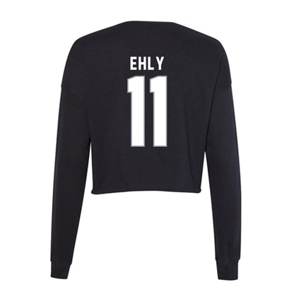 Seton Hall - NCAA Baseball : Anthony Ehly - Women's Cropped Crew Fleece-1