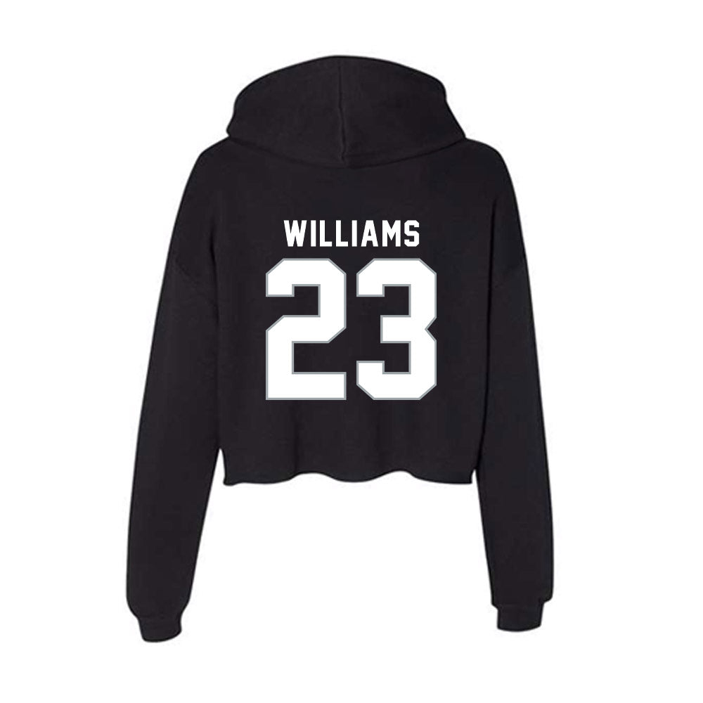 Seton Hall - NCAA Men's Basketball : Mike Williams - Women's Crop Fleece Hoodie-1