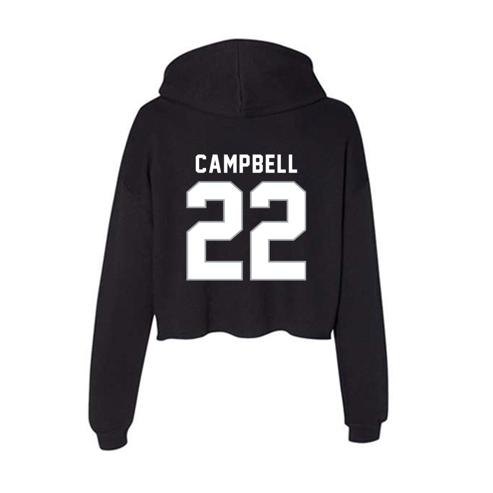 Seton Hall - NCAA Women's Soccer : Sabrina Campbell - Women's Crop Fleece Hoodie-1