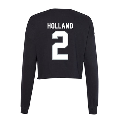 Seton Hall - NCAA Women's Volleyball : Anna Holland - Women's Cropped Crew Fleece-1