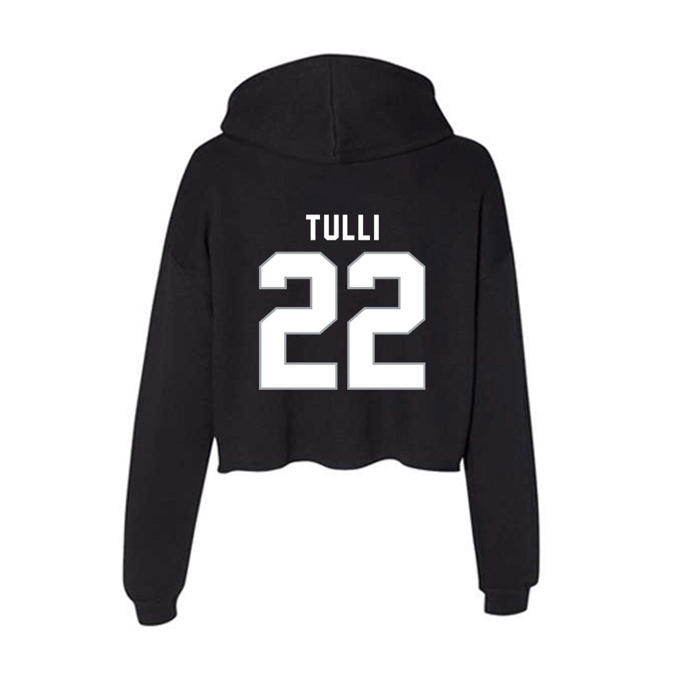 Seton Hall - NCAA Women's Volleyball : Hanna Tulli - Women's Crop Fleece Hoodie-1