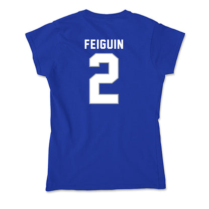Seton Hall - NCAA Men's Soccer : Nicolas Feiguin - Soft Style Women’s T-Shirt-1