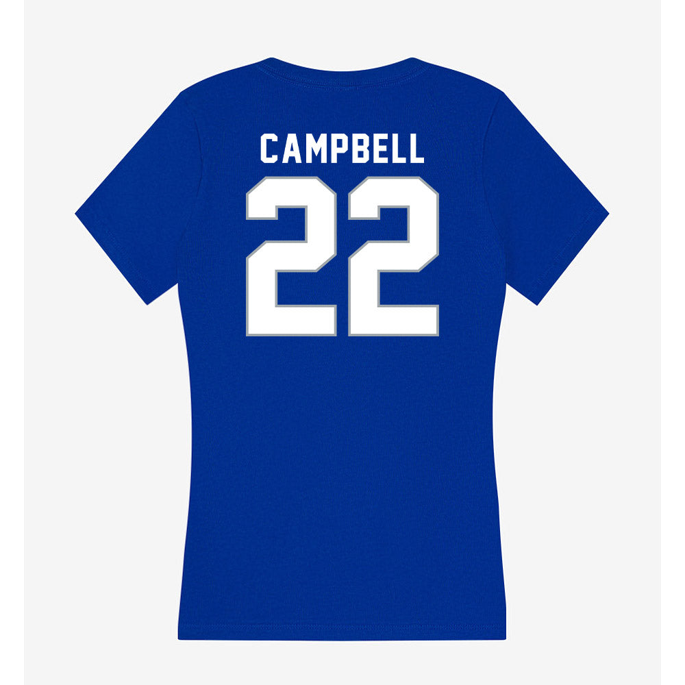 Seton Hall - NCAA Women's Soccer : Sabrina Campbell - Women's V-Neck T-Shirt-1