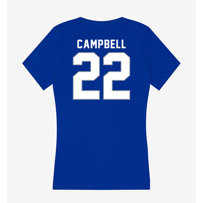 Seton Hall - NCAA Women's Soccer : Sabrina Campbell - Women's V-Neck T-Shirt-1