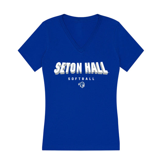 Seton Hall - NCAA Softball : Angelina Benitez - Women's V-Neck T-Shirt-0