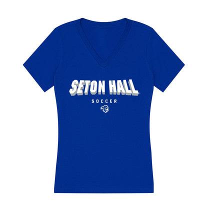 Seton Hall - NCAA Women's Soccer : Sabrina Campbell - Women's V-Neck T-Shirt-0