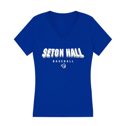 Seton Hall - NCAA Baseball : Stephen Curry - Women's V-Neck T-Shirt-0