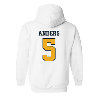 ETBU - NCAA Men's Basketball : Troy Anders - Classic Shersey Hooded Sweatshirt-1