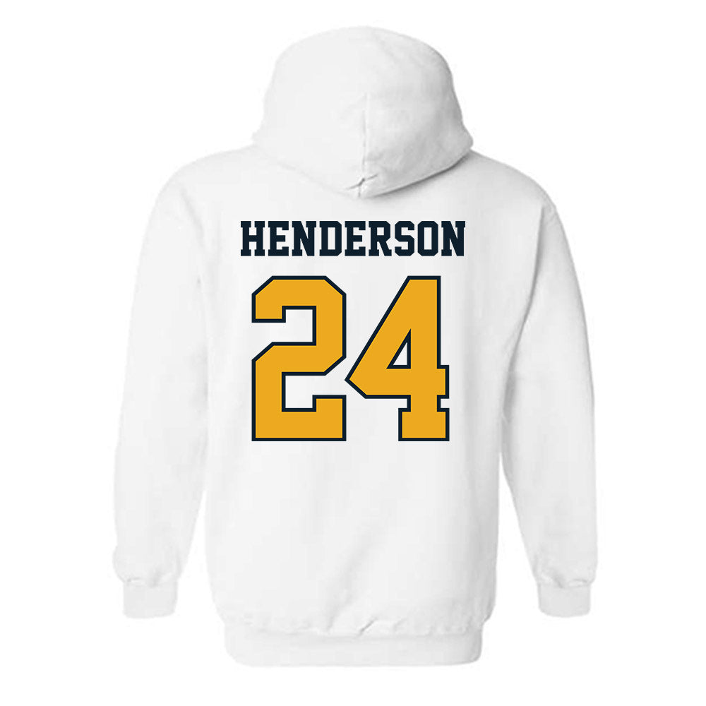 ETBU - NCAA Baseball : Mark Henderson - Classic Shersey Hooded Sweatshirt-1