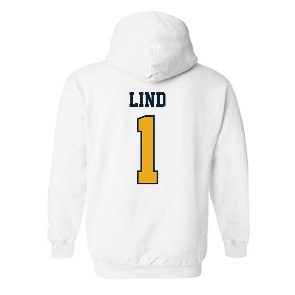 ETBU - NCAA Men's Lacrosse : Blake Lind - Classic Shersey Hooded Sweatshirt-1