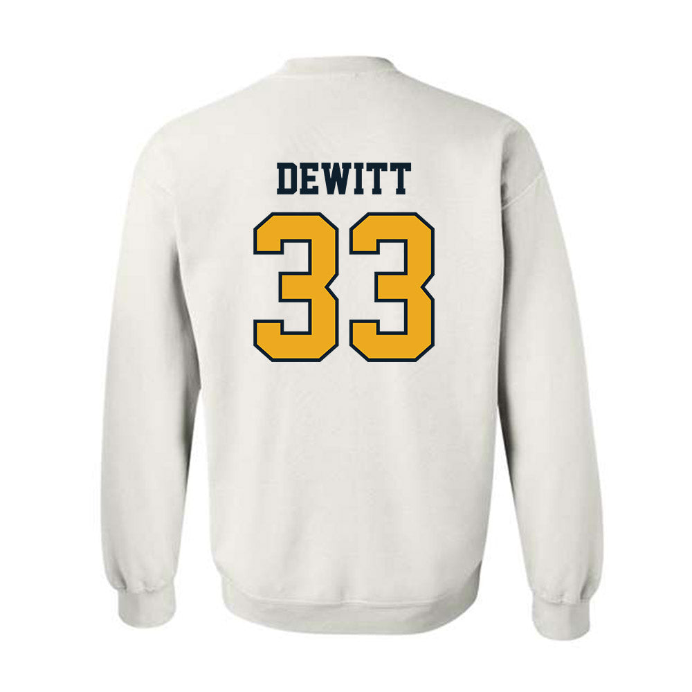 ETBU - NCAA Baseball : Jace DeWitt - Classic Shersey Crewneck Sweatshirt-1