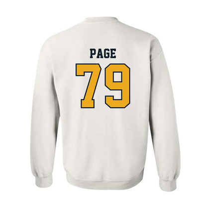 ETBU - NCAA Football : Ziyon Page - Classic Shersey Crewneck Sweatshirt-1