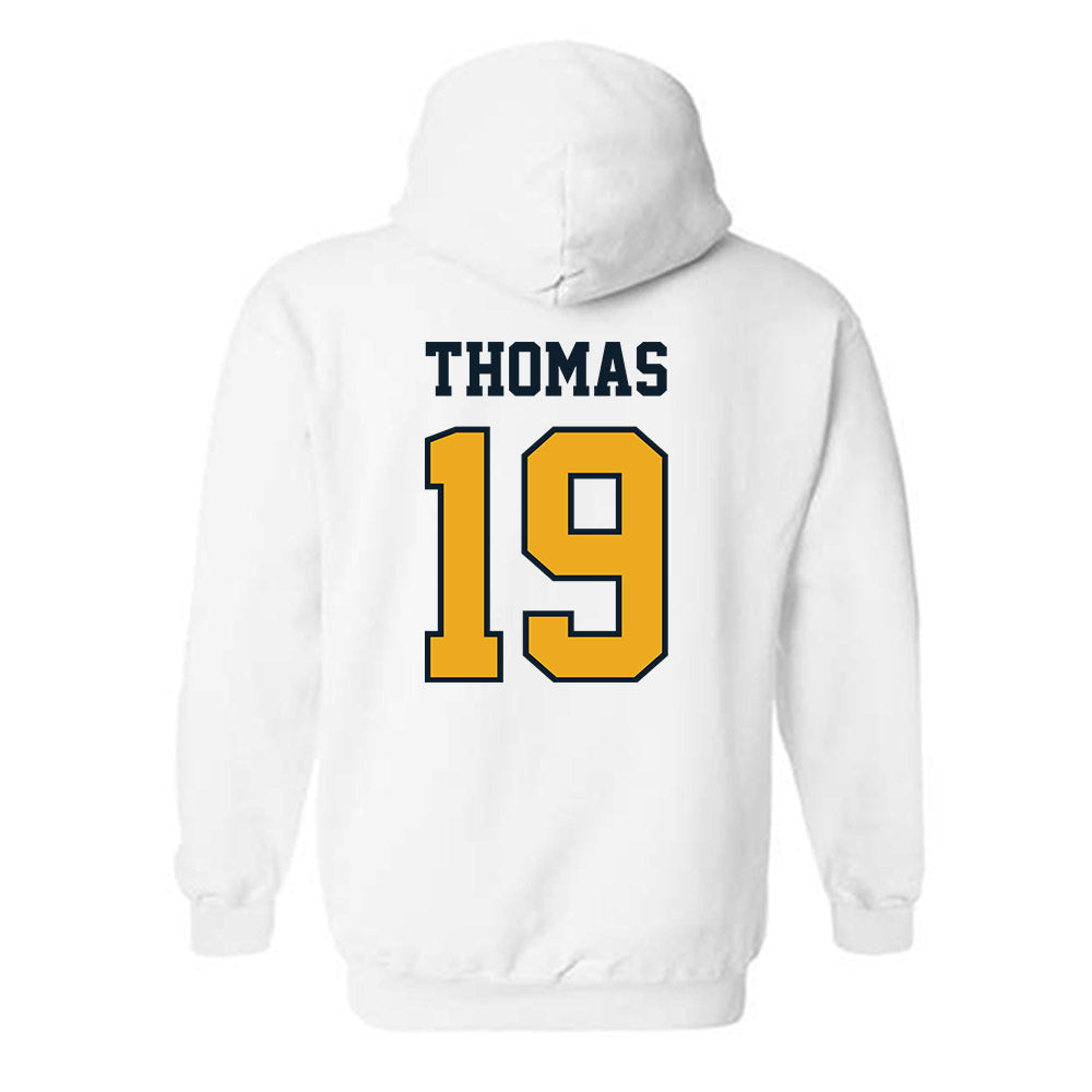 ETBU - NCAA Football : Zay Thomas - Classic Shersey Hooded Sweatshirt-1