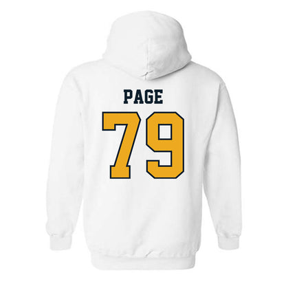 ETBU - NCAA Football : Ziyon Page - Classic Shersey Hooded Sweatshirt-1