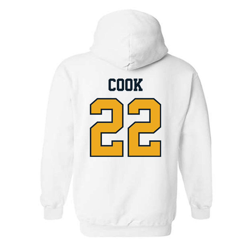 ETBU - NCAA Men's Basketball : Ethan Cook - Classic Shersey Hooded Sweatshirt-1