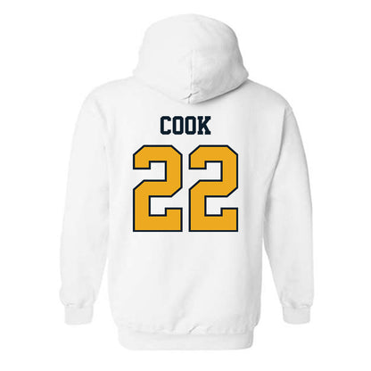 ETBU - NCAA Men's Basketball : Ethan Cook - Classic Shersey Hooded Sweatshirt-1