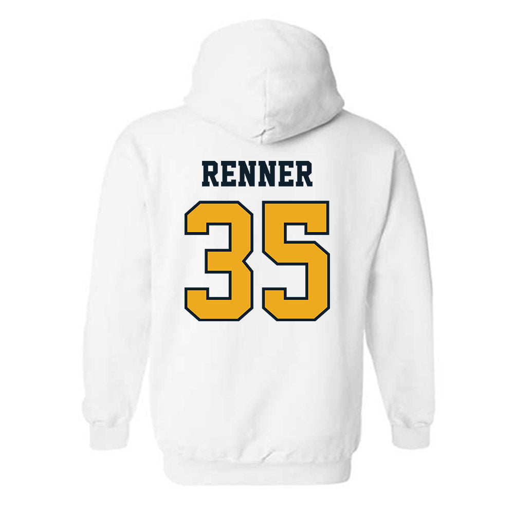 ETBU - NCAA Men's Ice Hockey : Andrew Renner - Classic Shersey Hooded Sweatshirt-1
