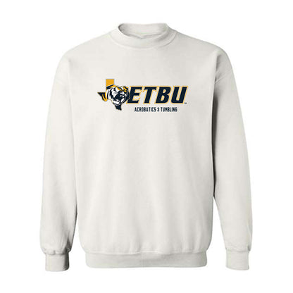 ETBU - NCAA Acrobatics & Tumbling : Rhiunce Black - Classic Shersey Crewneck Sweatshirt-0