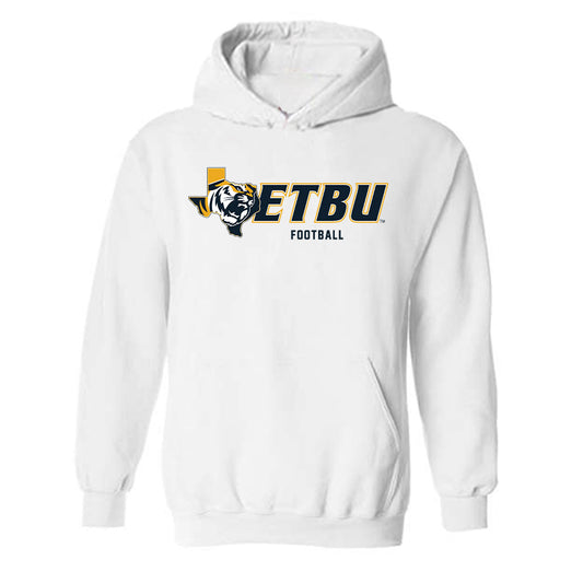 ETBU - NCAA Football : Bryson Linnear - Classic Shersey Hooded Sweatshirt-0