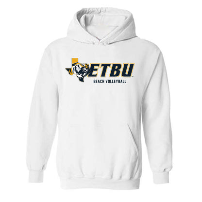 ETBU - NCAA Beach Volleyball : Brenna Pope - Classic Shersey Hooded Sweatshirt-0
