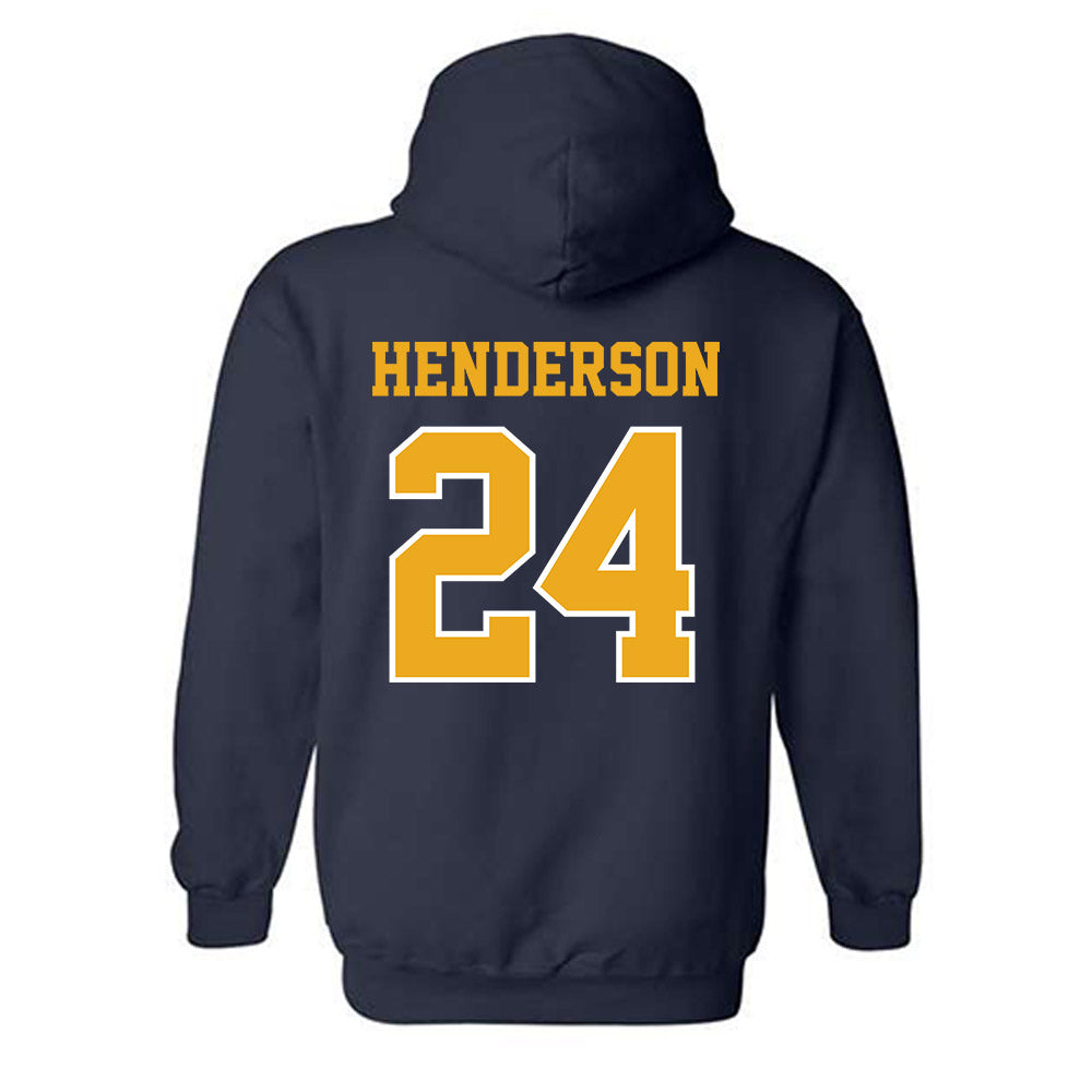 ETBU - NCAA Baseball : Mark Henderson - Classic Shersey Hooded Sweatshirt-1