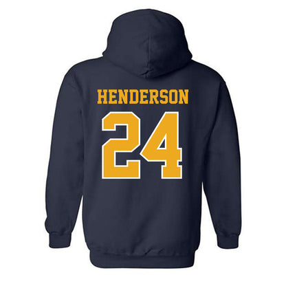 ETBU - NCAA Baseball : Mark Henderson - Classic Shersey Hooded Sweatshirt-1