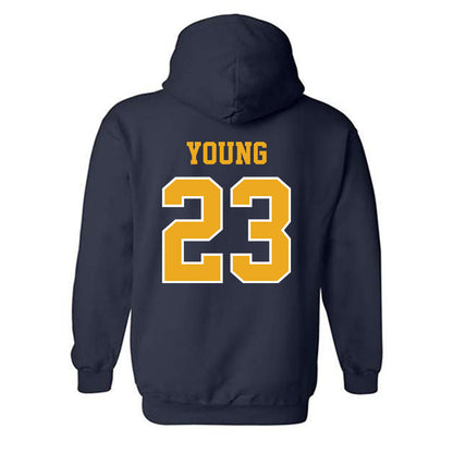 ETBU - NCAA Football : MJ Young - Classic Shersey Hooded Sweatshirt-1