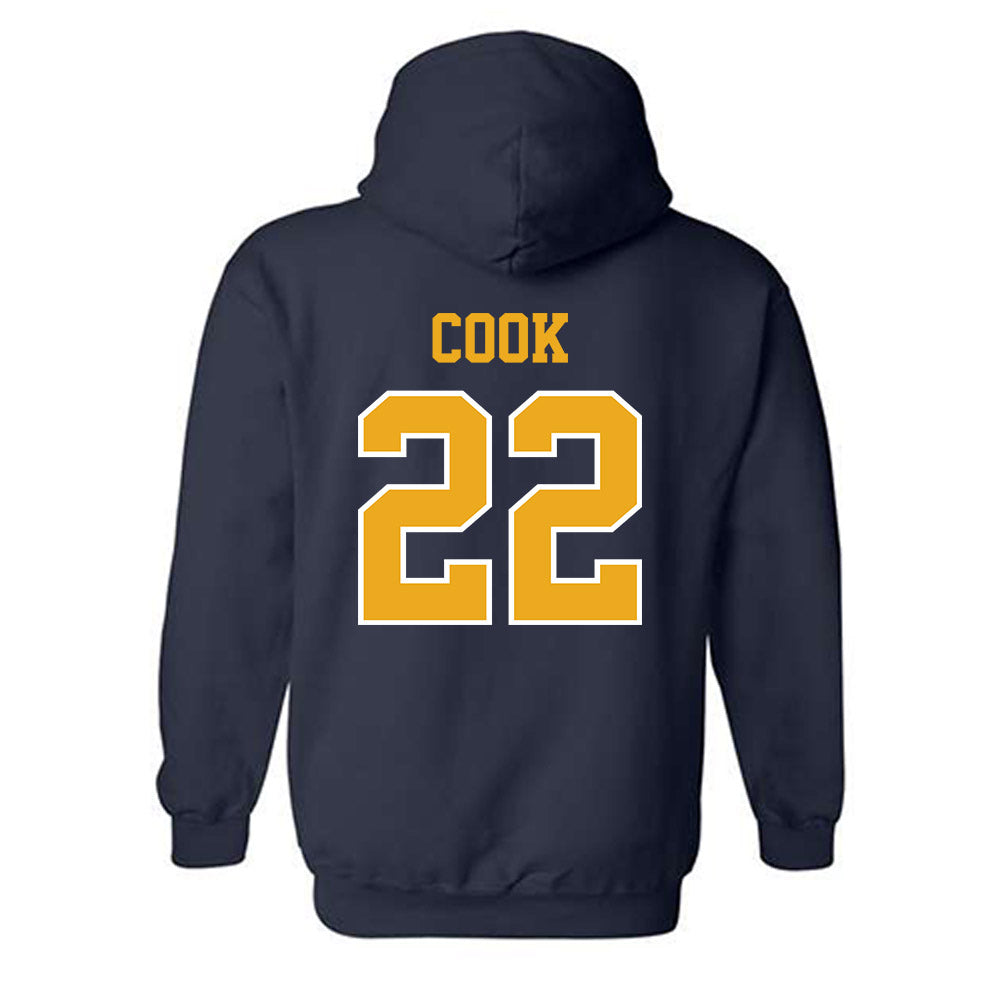 ETBU - NCAA Men's Basketball : Ethan Cook - Classic Shersey Hooded Sweatshirt-1