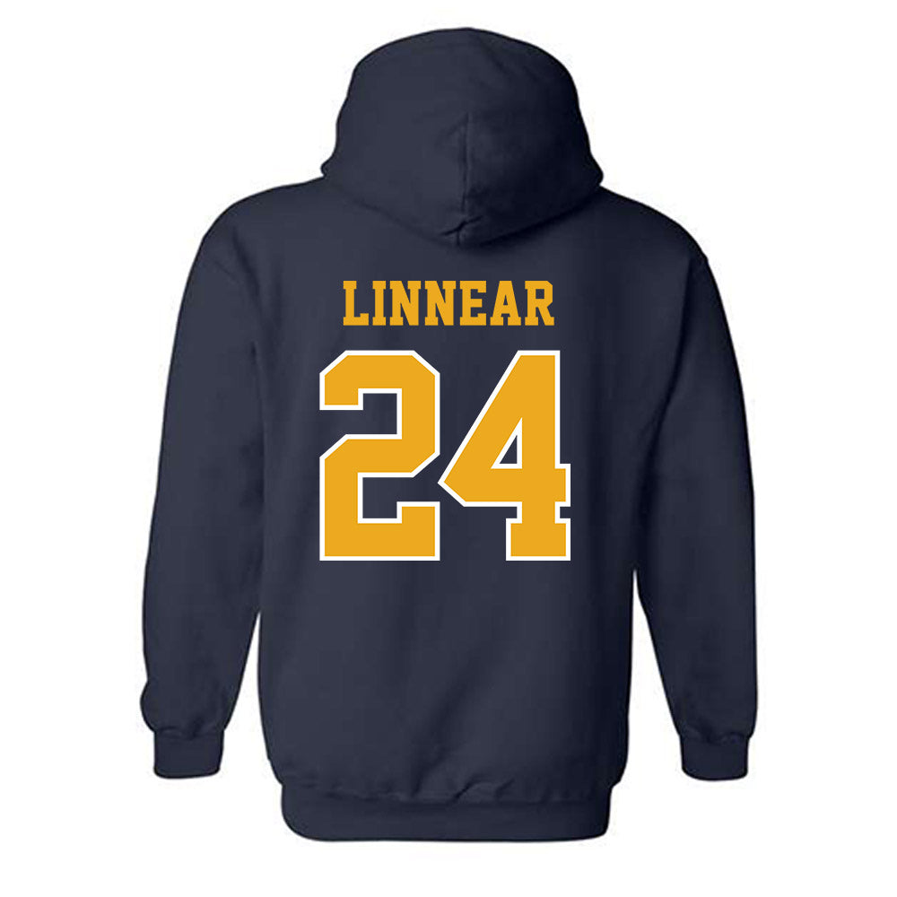 ETBU - NCAA Football : Bryson Linnear - Classic Shersey Hooded Sweatshirt-1