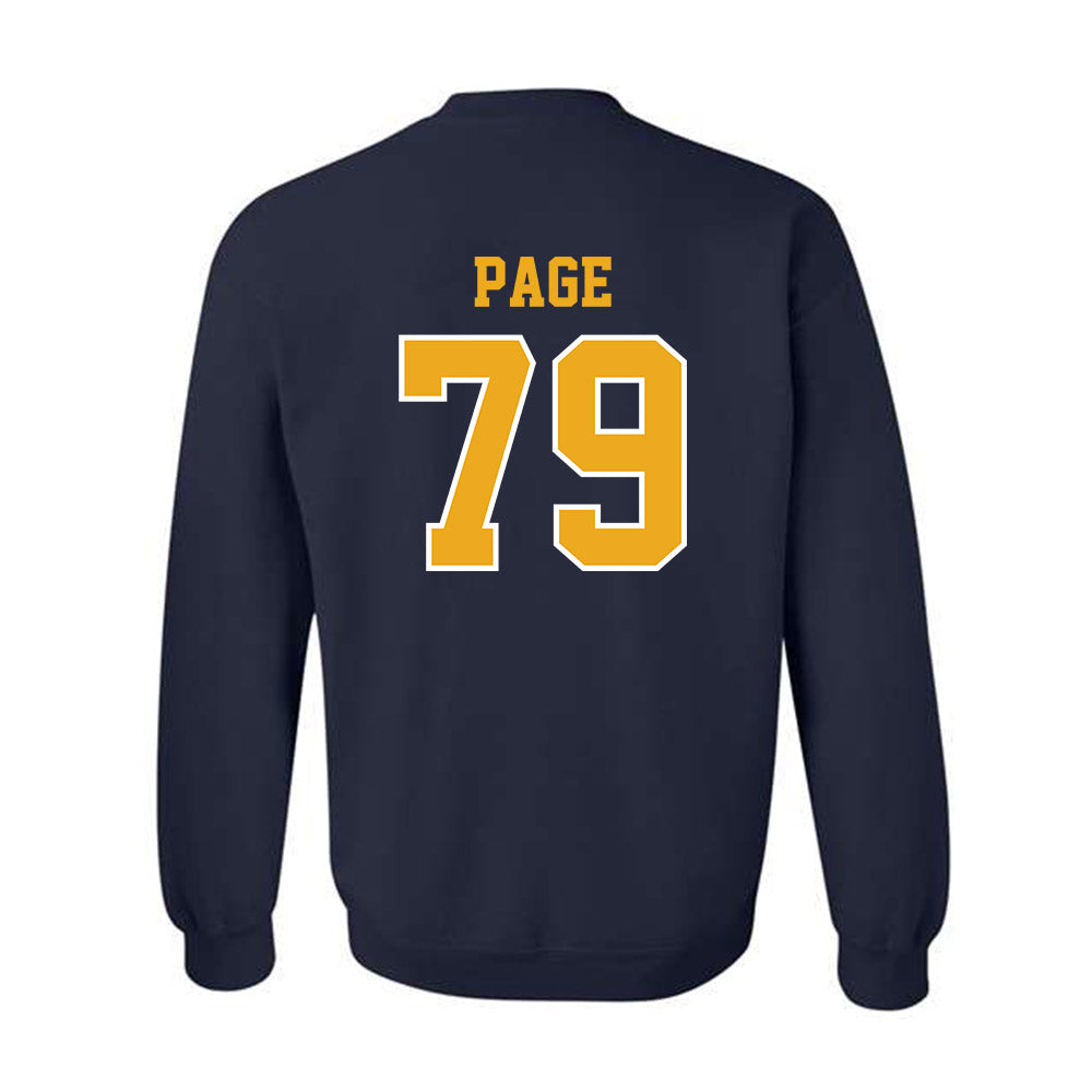 ETBU - NCAA Football : Ziyon Page - Classic Shersey Crewneck Sweatshirt-1