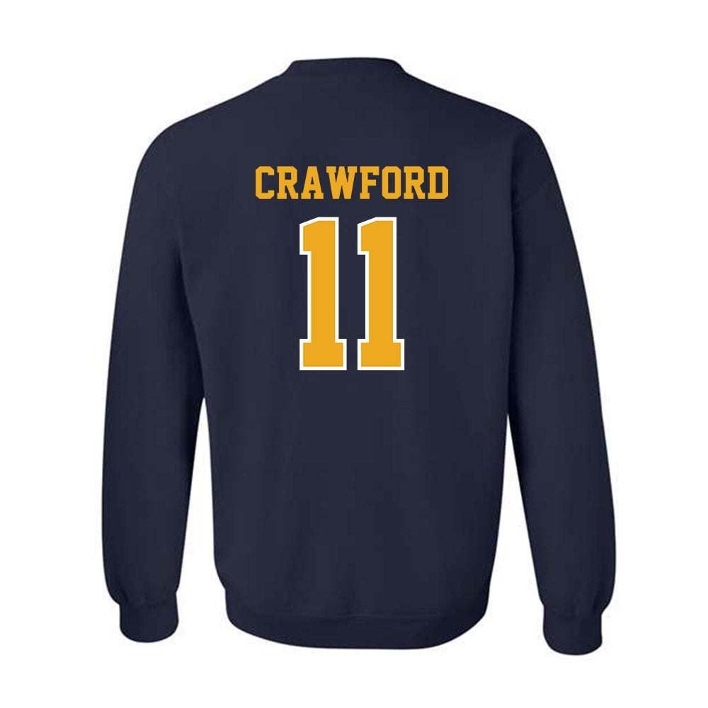 ETBU - NCAA Baseball : Chance Crawford - Classic Shersey Crewneck Sweatshirt-1