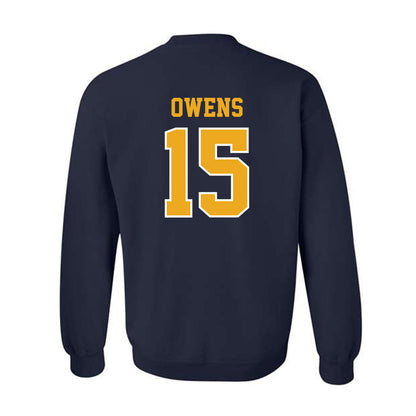 ETBU - NCAA Baseball : Carter Owens - Classic Shersey Crewneck Sweatshirt-1