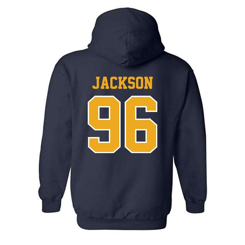 ETBU - NCAA Football : Jamaal Jr Jackson - Classic Shersey Hooded Sweatshirt-1