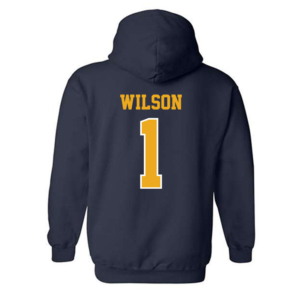 ETBU - NCAA Football : Colton Wilson - Classic Shersey Hooded Sweatshirt-1