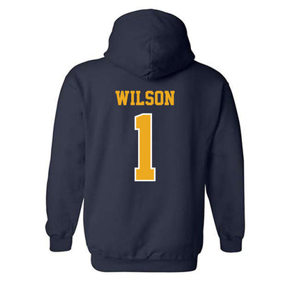 ETBU - NCAA Football : Colton Wilson - Classic Shersey Hooded Sweatshirt-1