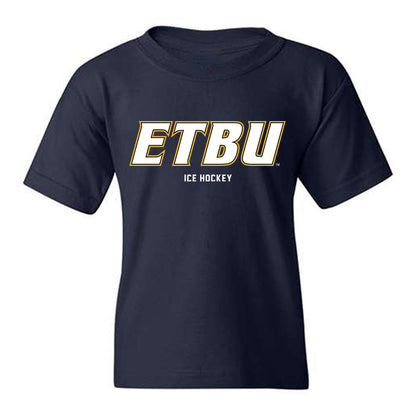 ETBU - NCAA Men's Ice Hockey : Caleb Kerns - Classic Shersey Youth T-Shirt-0