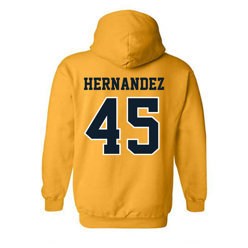 ETBU - NCAA Football : Aidan Hernandez - Classic Shersey Hooded Sweatshirt-1