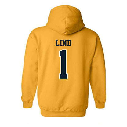 ETBU - NCAA Men's Lacrosse : Blake Lind - Classic Shersey Hooded Sweatshirt-1