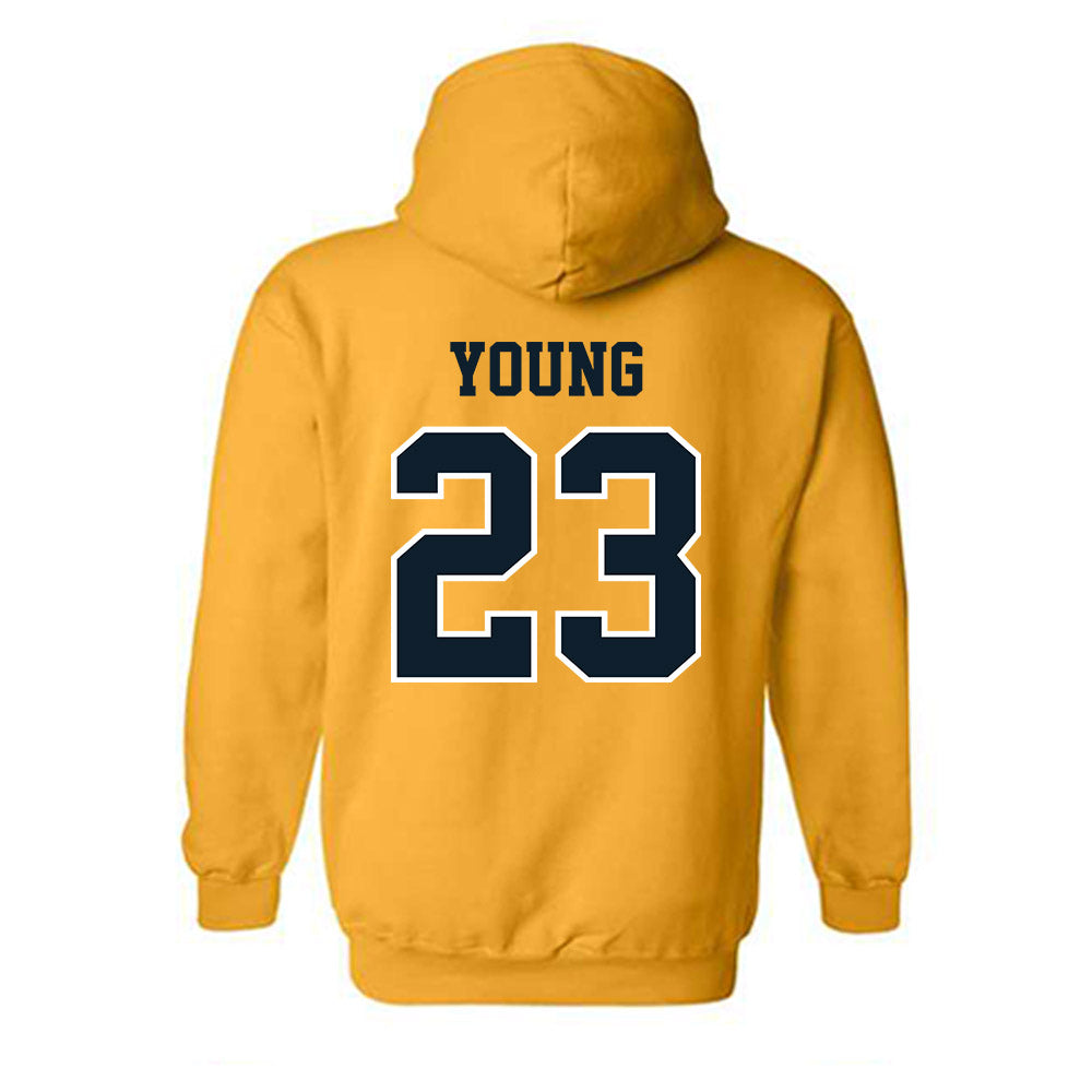 ETBU - NCAA Football : MJ Young - Classic Shersey Hooded Sweatshirt-1