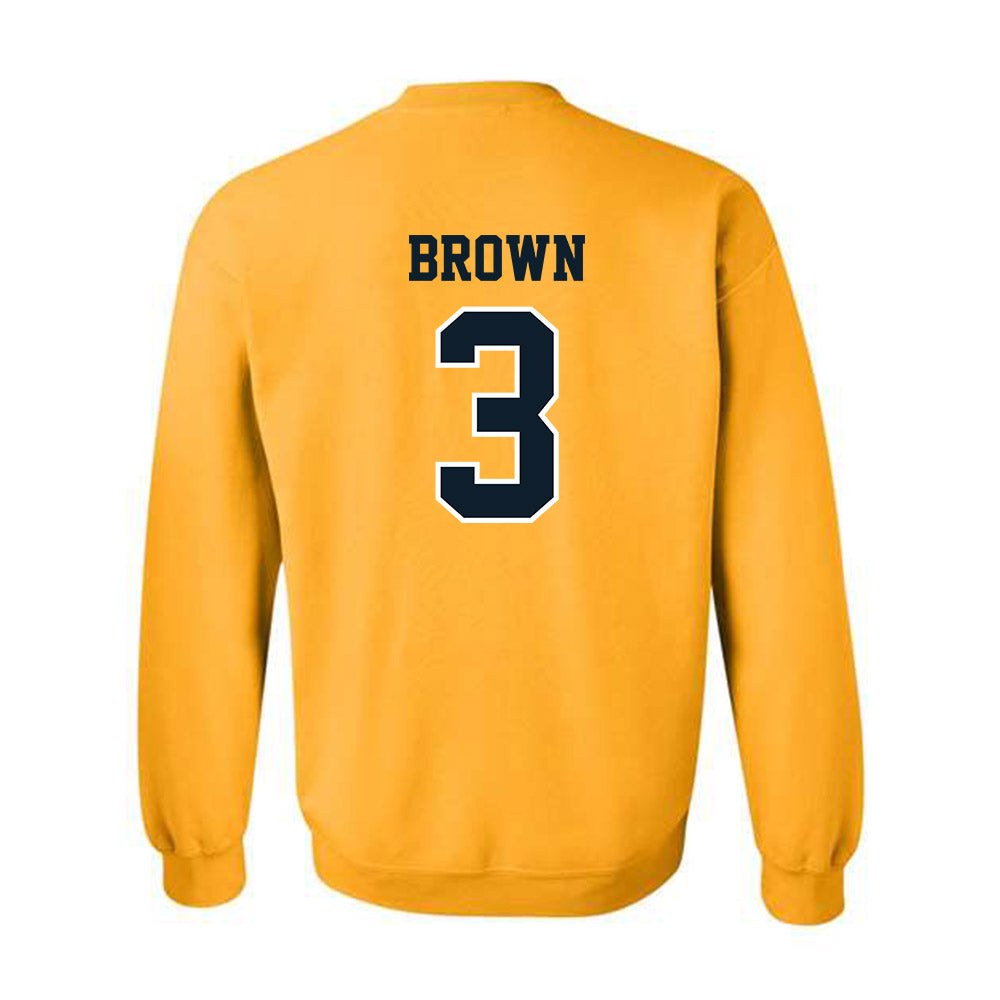 ETBU - NCAA Football : Navian Brown - Classic Shersey Crewneck Sweatshirt-1