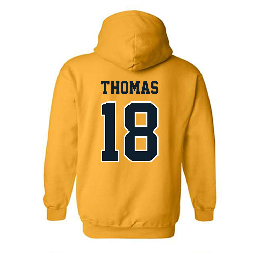 ETBU - NCAA Beach Volleyball : Emily Thomas - Classic Shersey Hooded Sweatshirt-1