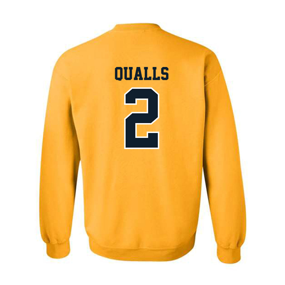ETBU - NCAA Football : Justin Qualls - Classic Shersey Crewneck Sweatshirt-1