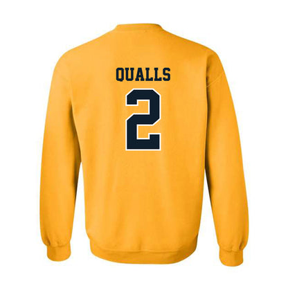 ETBU - NCAA Football : Justin Qualls - Classic Shersey Crewneck Sweatshirt-1