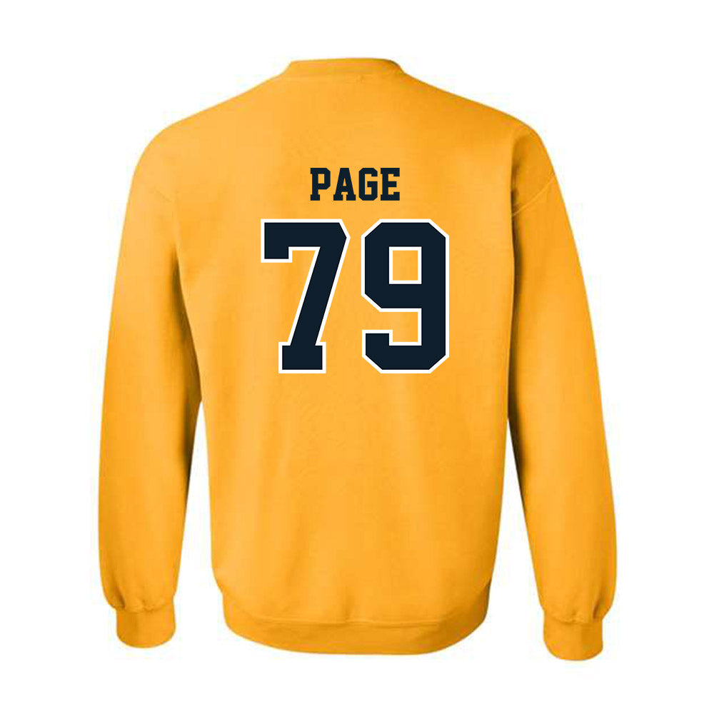 ETBU - NCAA Football : Ziyon Page - Classic Shersey Crewneck Sweatshirt-1