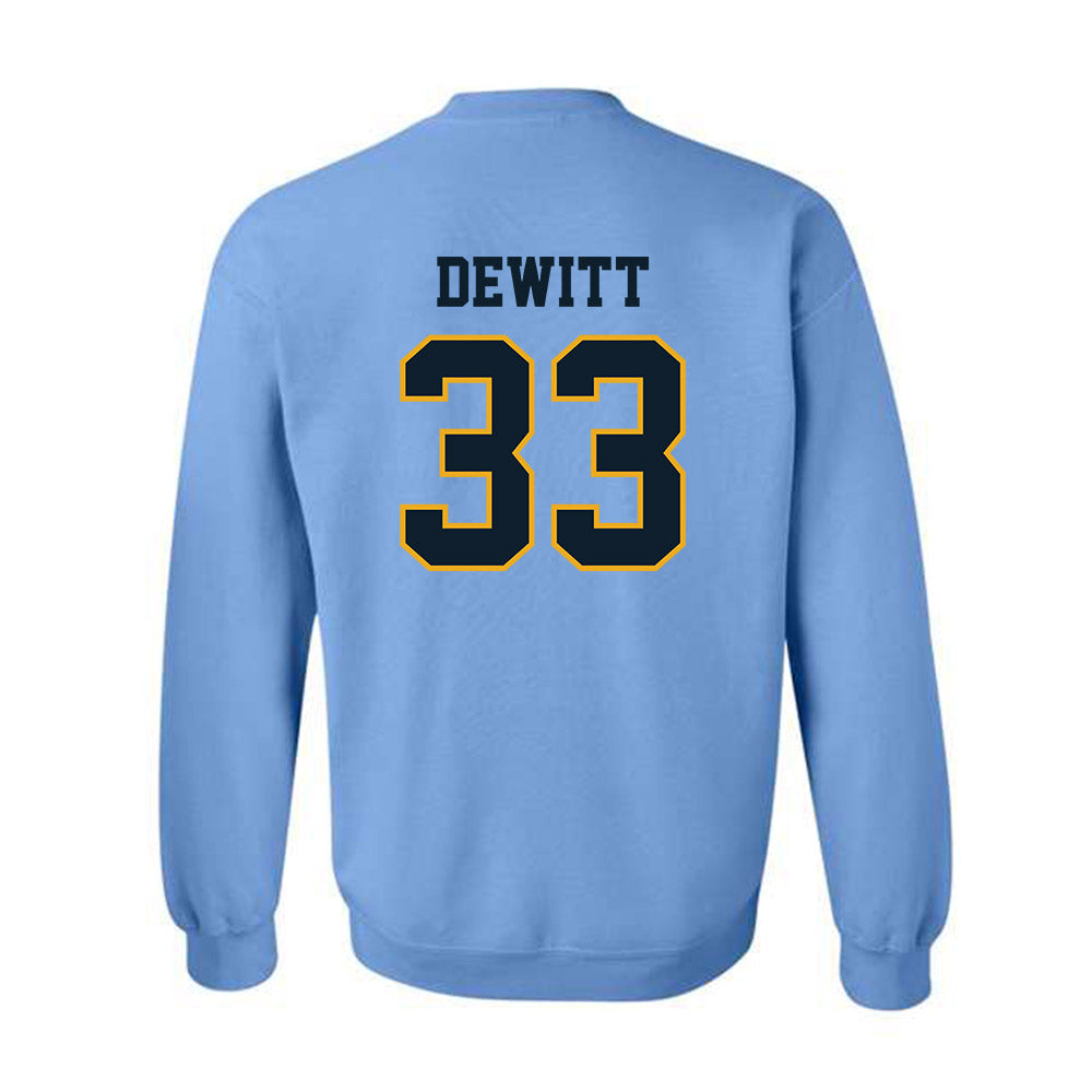 ETBU - NCAA Baseball : Jace DeWitt - Classic Shersey Crewneck Sweatshirt-1