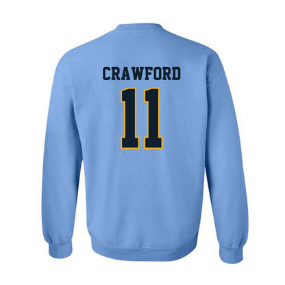 ETBU - NCAA Baseball : Chance Crawford - Classic Shersey Crewneck Sweatshirt-1