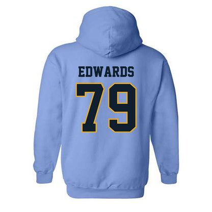 ETBU - NCAA Football : Reggie Edwards - Classic Shersey Hooded Sweatshirt-1