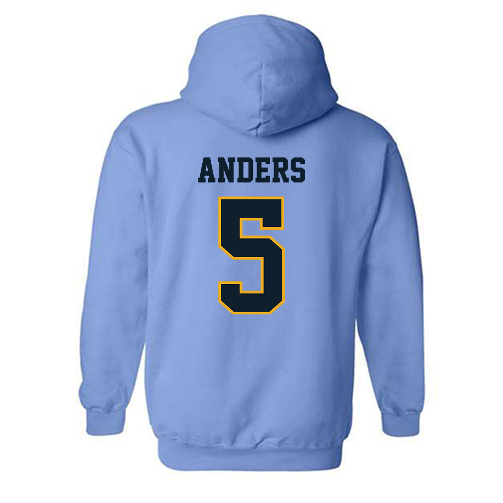 ETBU - NCAA Men's Basketball : Troy Anders - Classic Shersey Hooded Sweatshirt-1