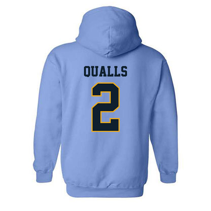 ETBU - NCAA Football : Justin Qualls - Classic Shersey Hooded Sweatshirt-1