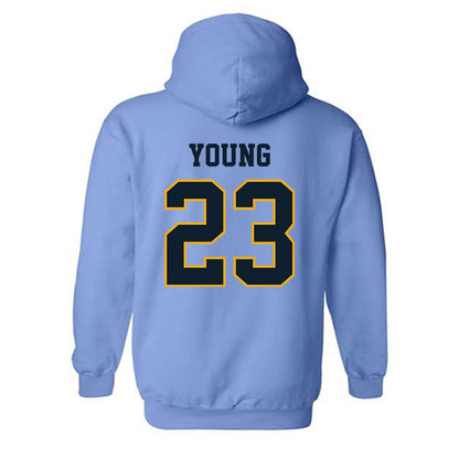 ETBU - NCAA Football : MJ Young - Classic Shersey Hooded Sweatshirt-1